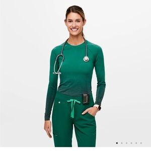 Salta Seamless Longsleeve Underscrub Hunter Green